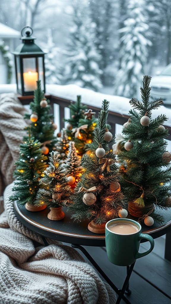 Miniature Christmas trees