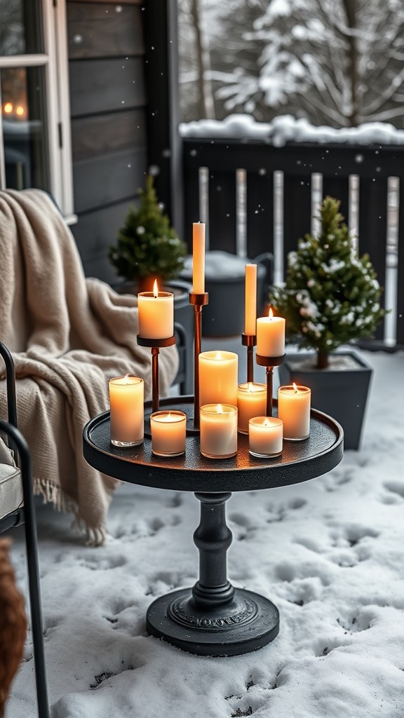 Outdoor candles