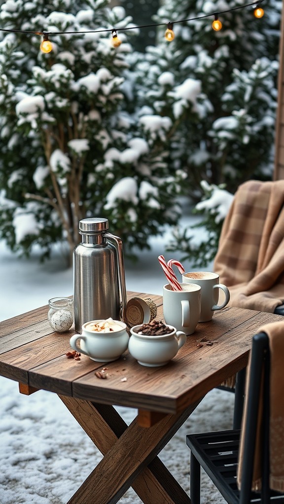 DIY hot cocoa bar