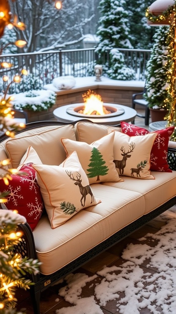 Themed outdoor cushions