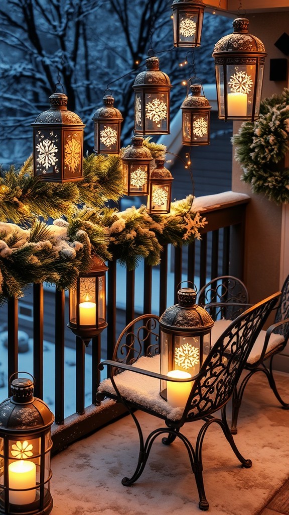 Holiday lanterns for lighting