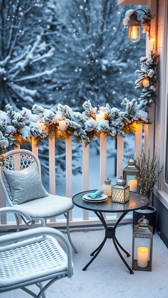 Winter wonderland inspired decor