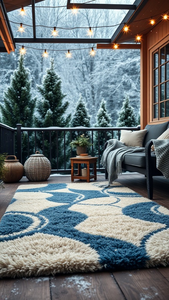 Outdoor rugs for comfort