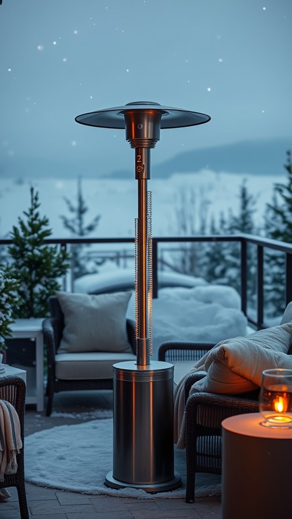 Stylish patio heaters