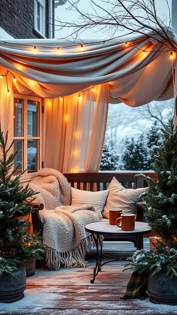 Cozy canopies or awnings