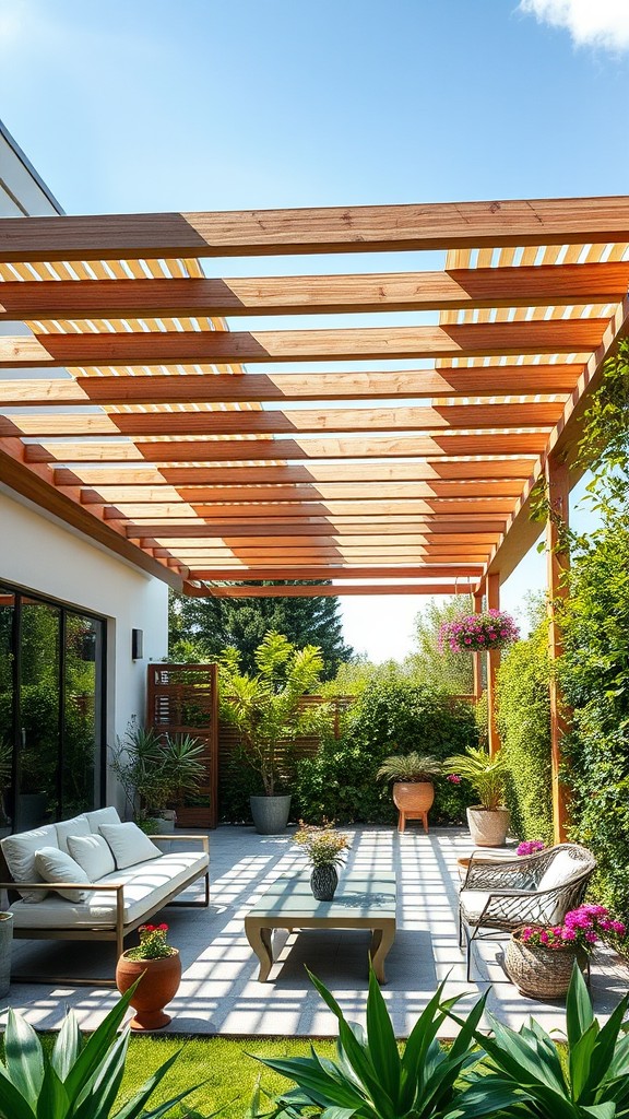 Bioclimatic pergolas