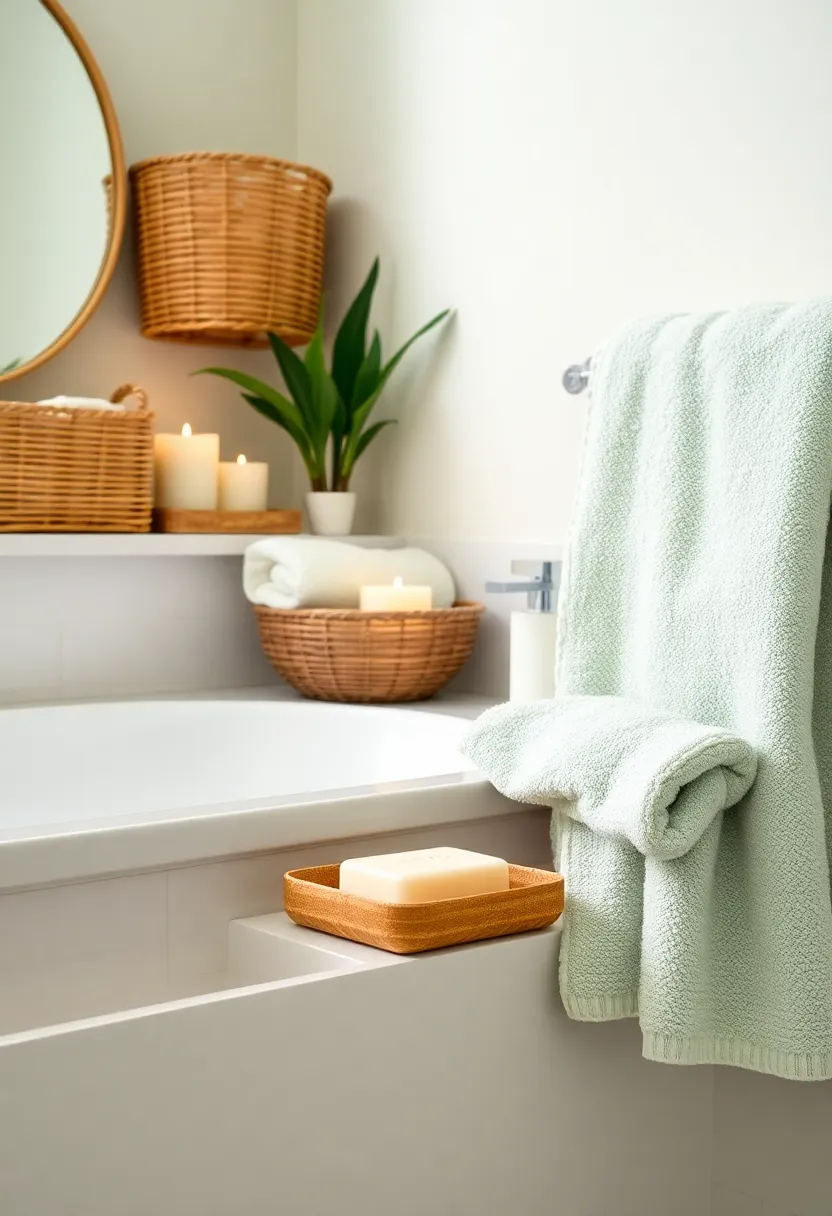 Create a relaxing retreat: How to design your home with decor made from recycled materials for ultimate serenity - 9. Eco-friendly bathing: Accessories made from recycled materials