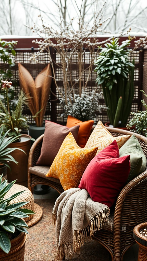 Use outdoor cushions