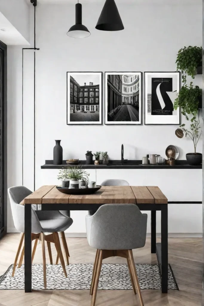 Scandinavian kitchen wall decoration