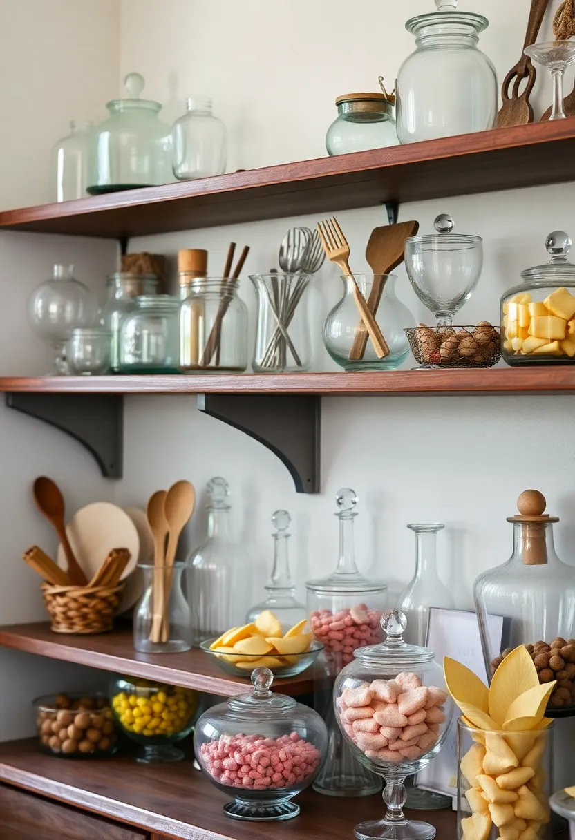 17 Functional Antique Decorating Hacks to Turn Your Kitchen Into an Organized Oasis! - 14. Antique glassware for storage