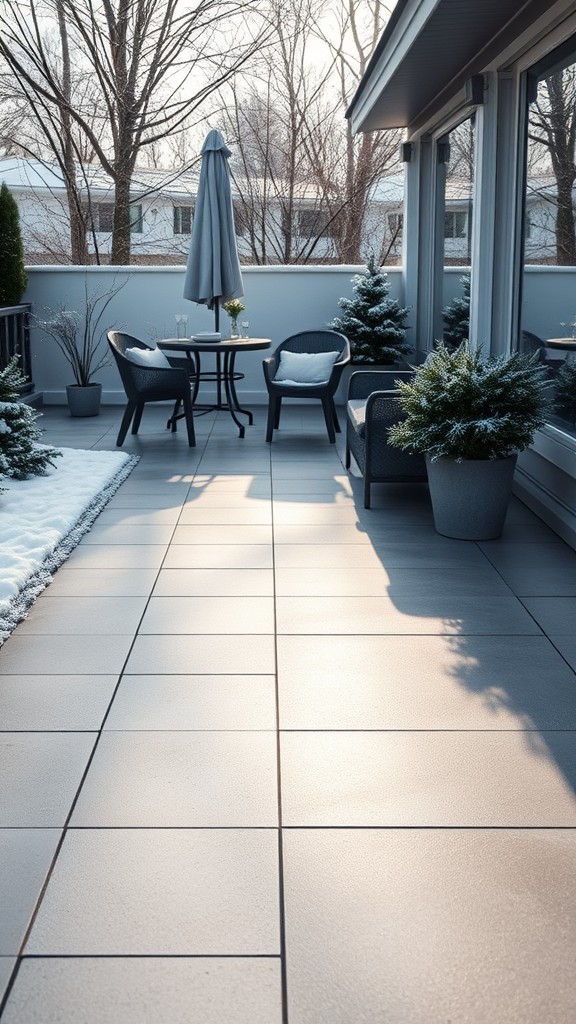 Porcelain paving stones