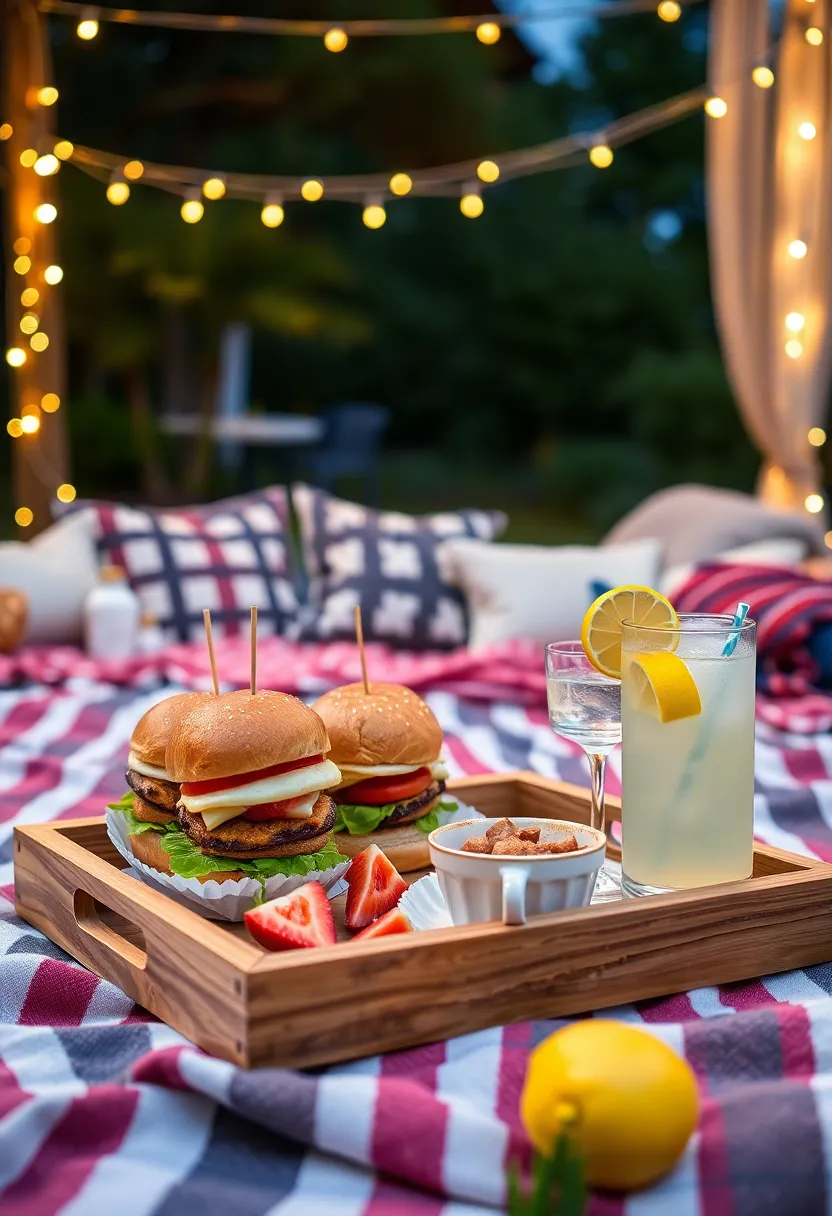 Themed Bar Tray Ideas for Movie Night at Home: Create the Perfect Atmosphere - Outdoor Movie Night: Starry Soiree