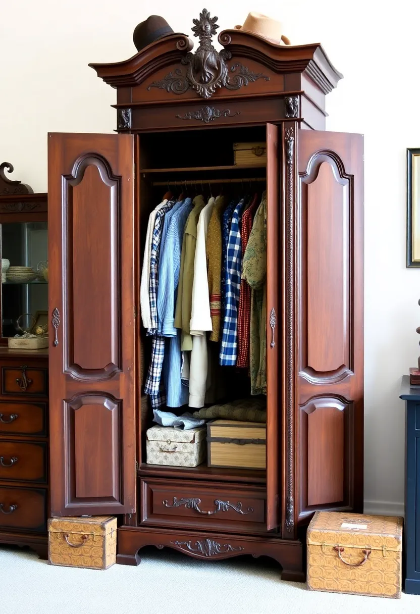 The Best Vintage Furniture for Dressing Rooms: Find Unique Pieces on a Budget! - Antique wardrobes for timeless storage