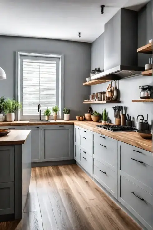 Minimalist kitchen organization