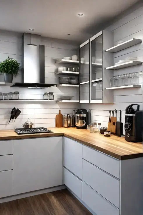 Efficient small kitchen design