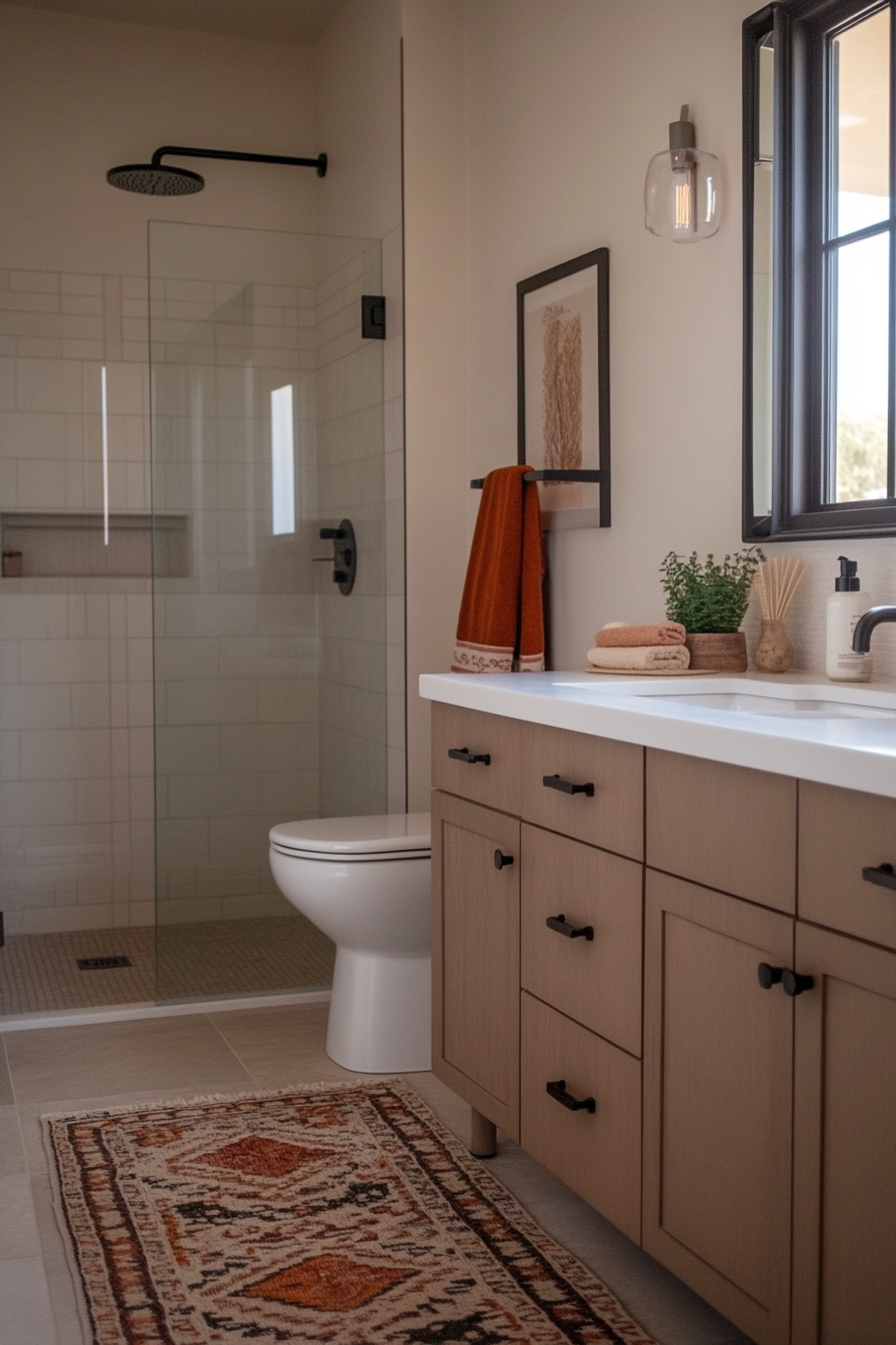 Talavera tiles in a shower