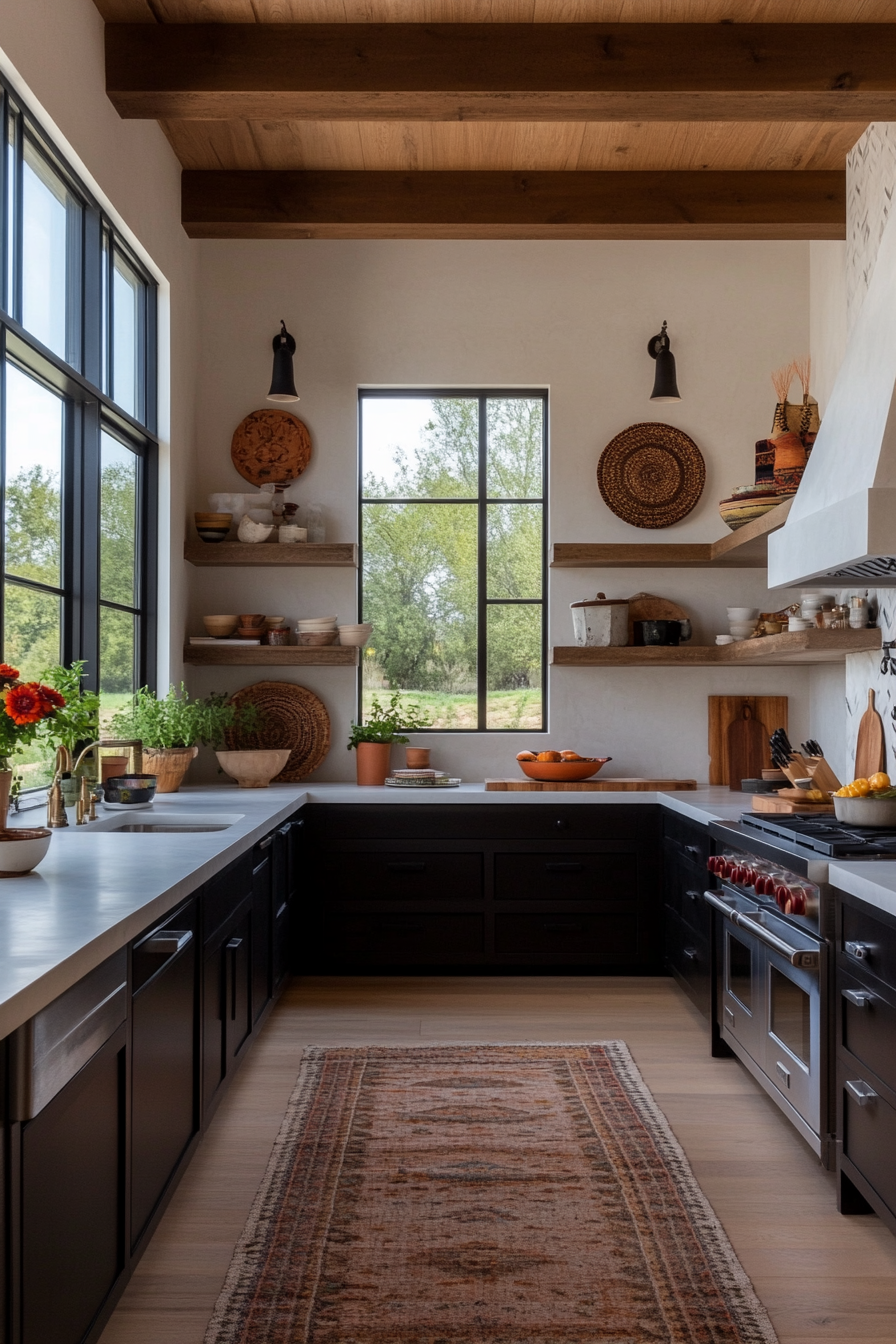 Mexican folk art in a kitchen