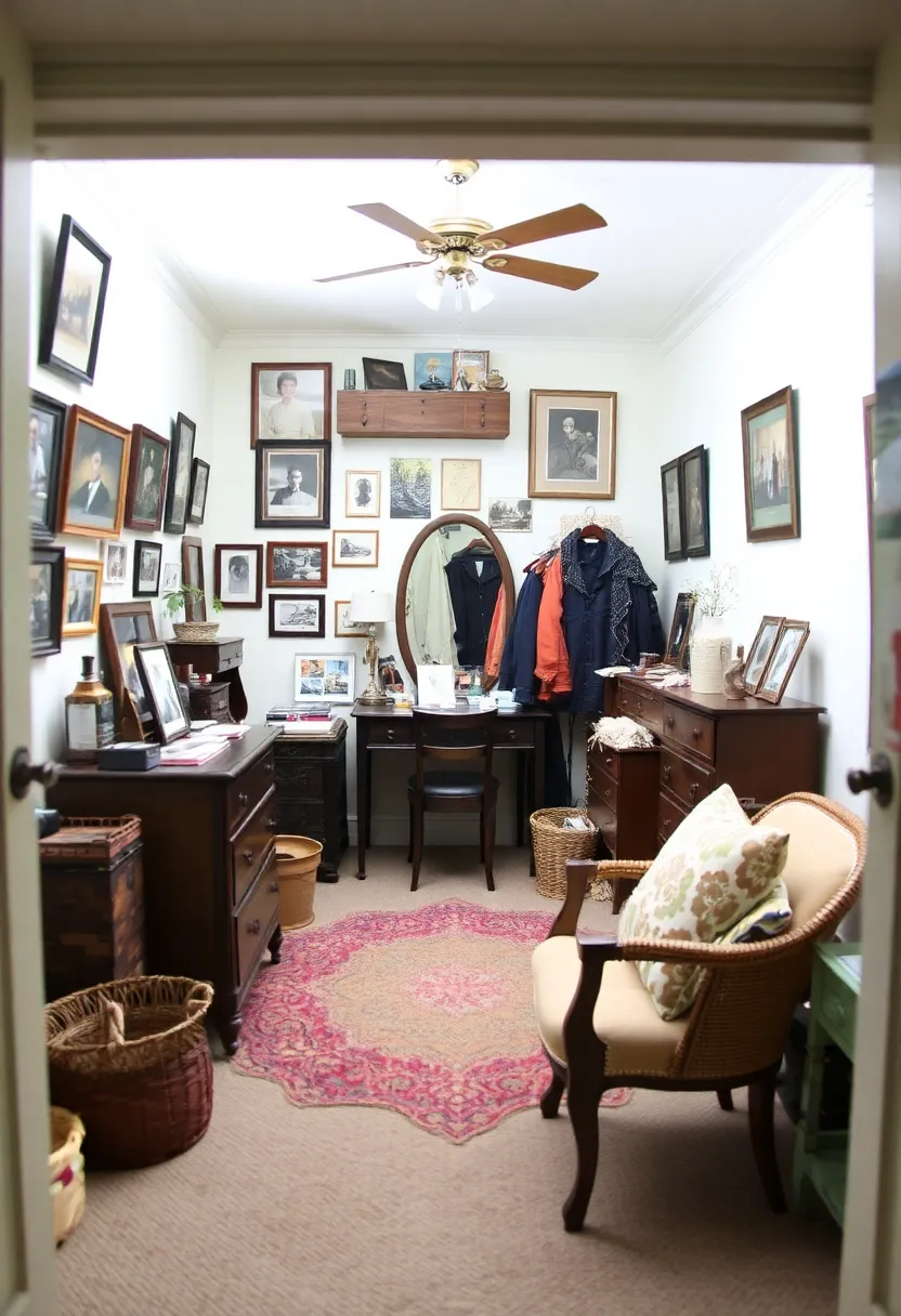 Vintage Dressing Room Inspiration: 15 Stunning Ideas for a Chic Room - 15. Personal Touches