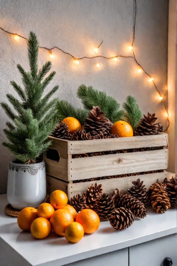 Aromatic rustic centerpiece