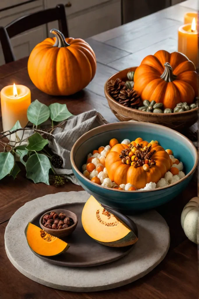 Autumn rustic centerpiece