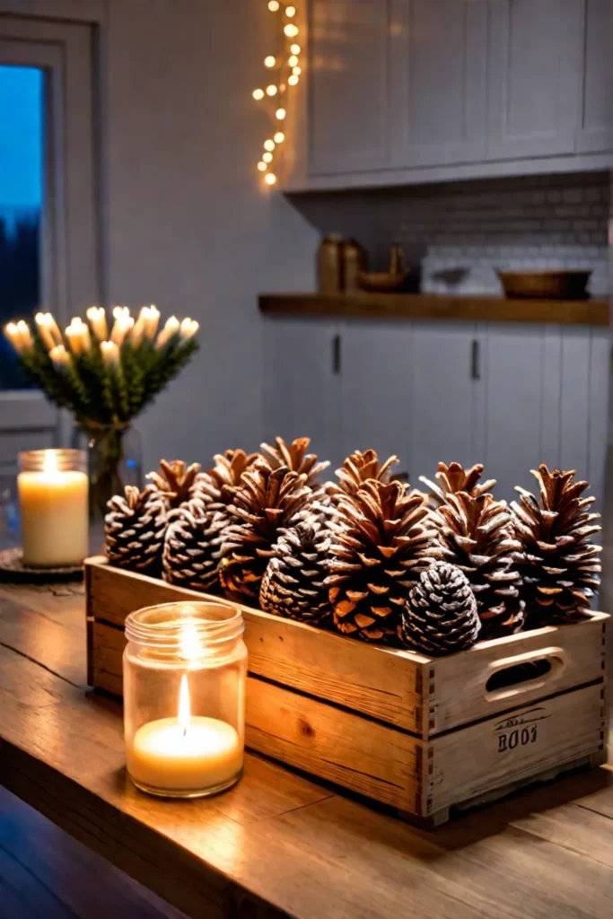 Festive kitchen decoration