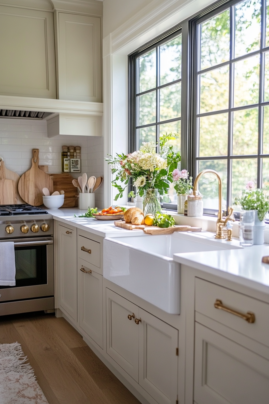 Bright and bright colors in the kitchen