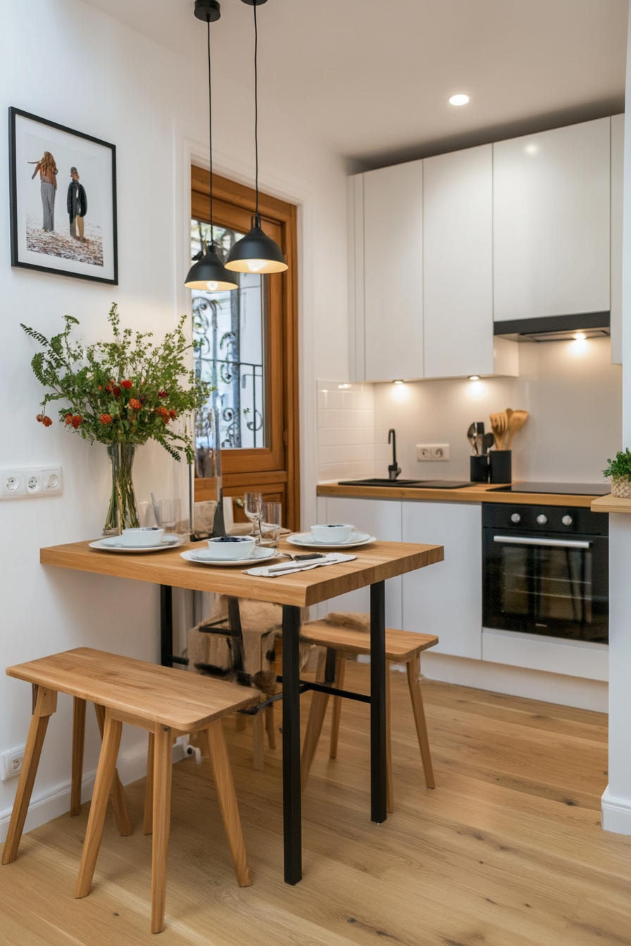 Convertible furniture in the kitchen