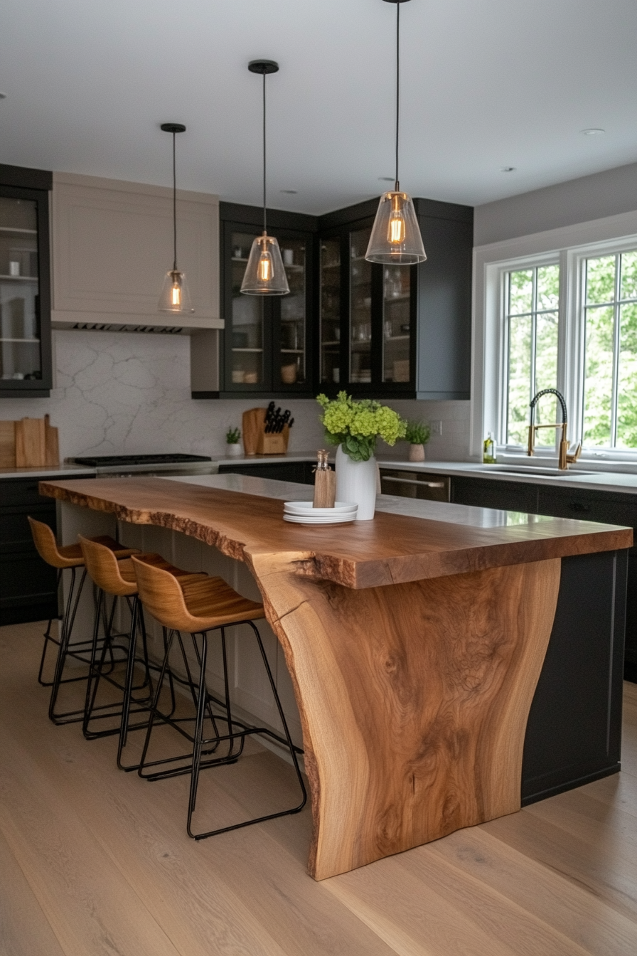 Cabinets made from recycled wood and metal