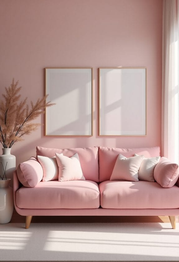 soft, delicate color palette