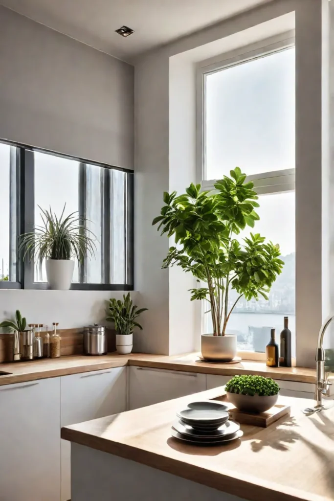 Bright and airy kitchen