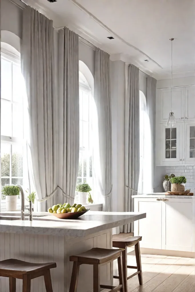 Maximizing natural light in a kitchen