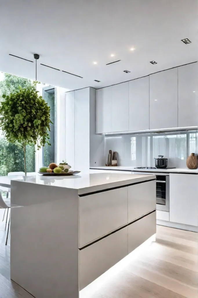 Sleek and modern kitchen