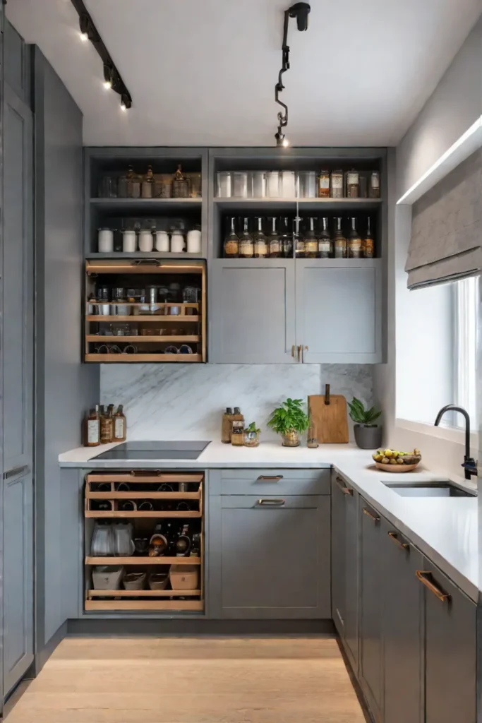 Space-saving ideas for pantry kitchens