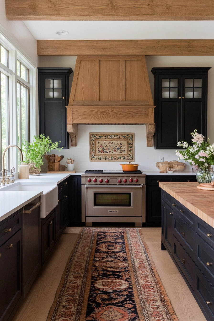 Statement extractor hood made from reclaimed wood