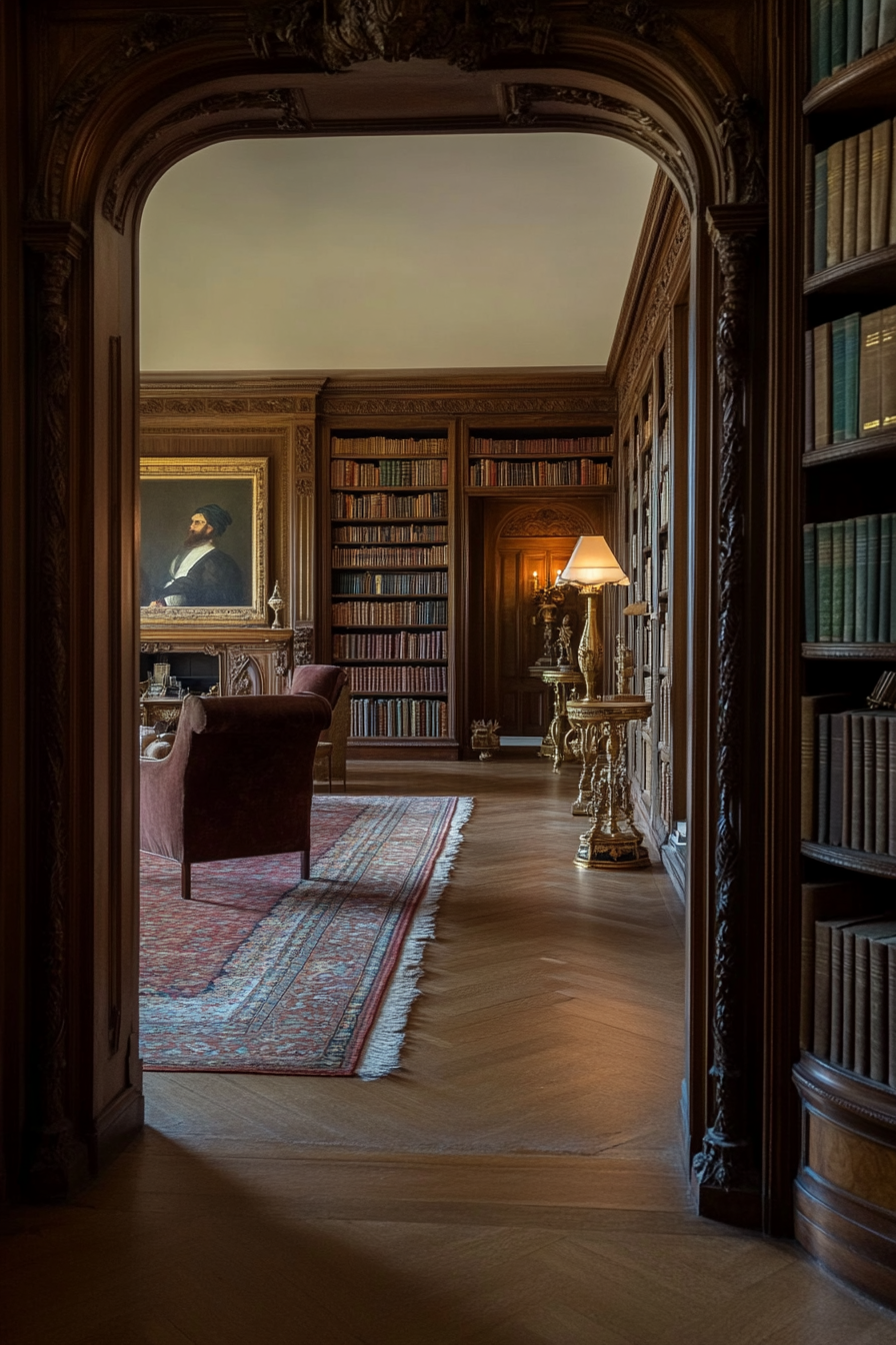 Cultural richness and comfort in the Persian library