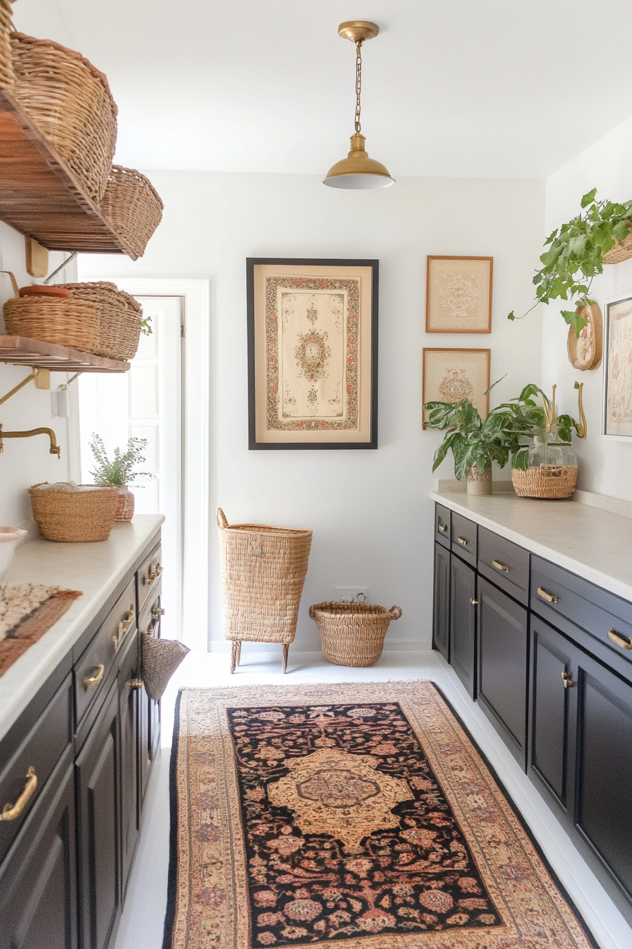 Functional and stylish Persian laundry room