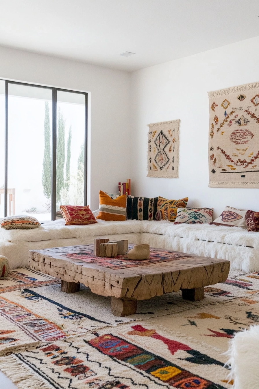 Vibrant Moroccan rugs