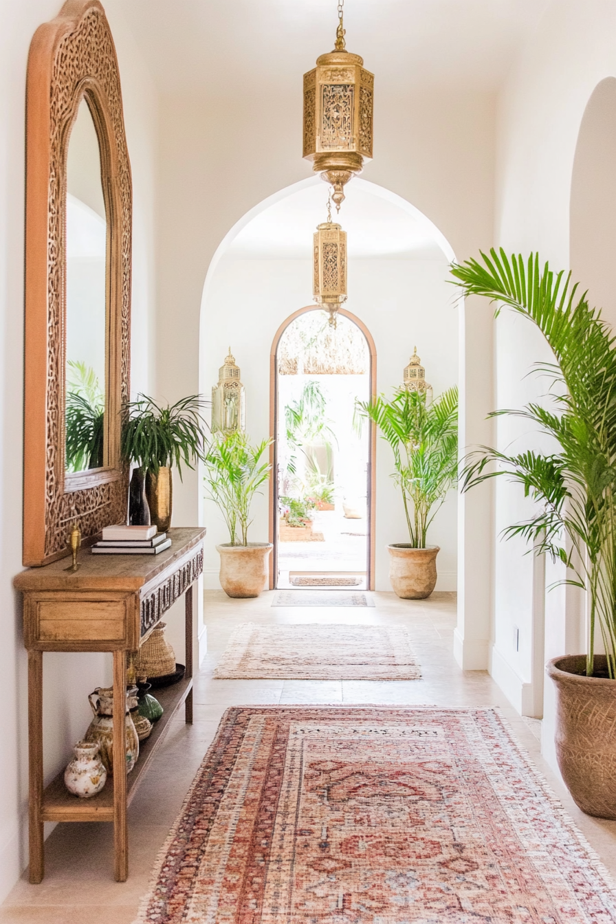 Ornate Moroccan mirrors for reflective beauty