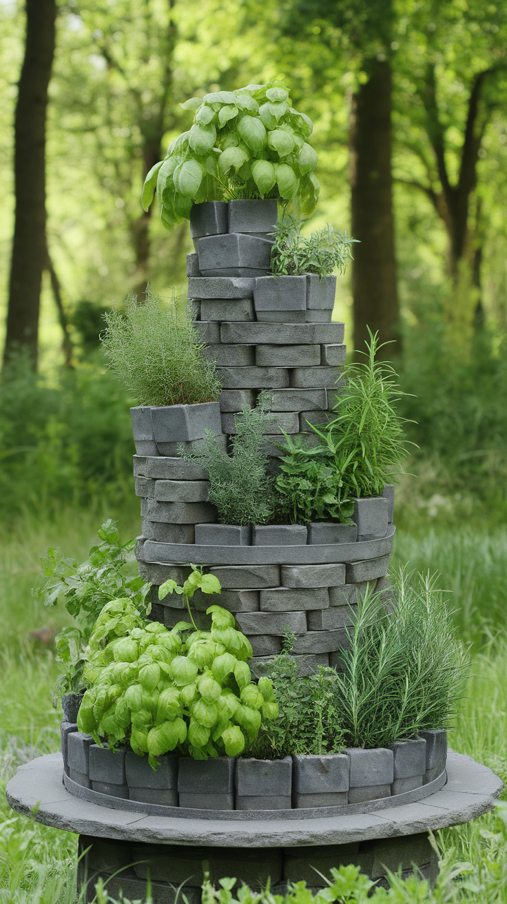 A beautifully landscaped stone <a href=