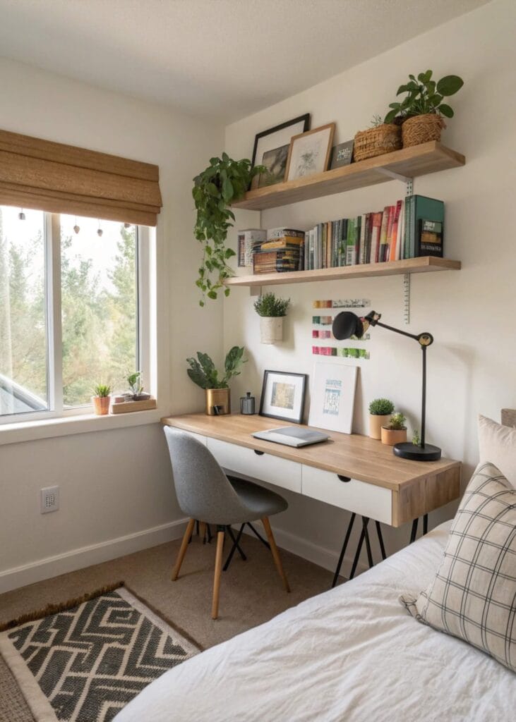 Incorporate floating shelves