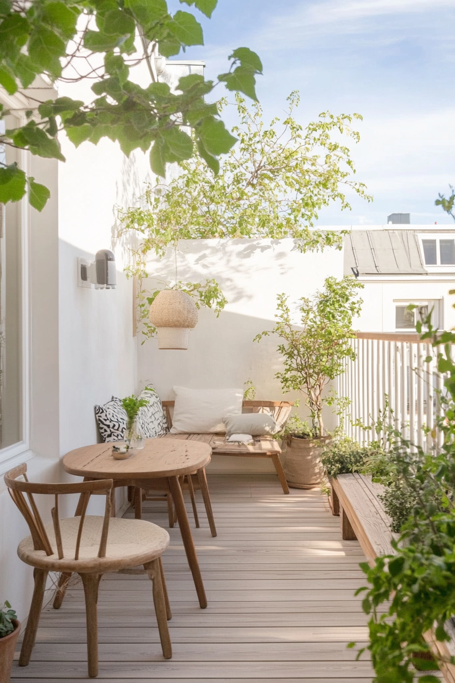 Balcony inspired by nature