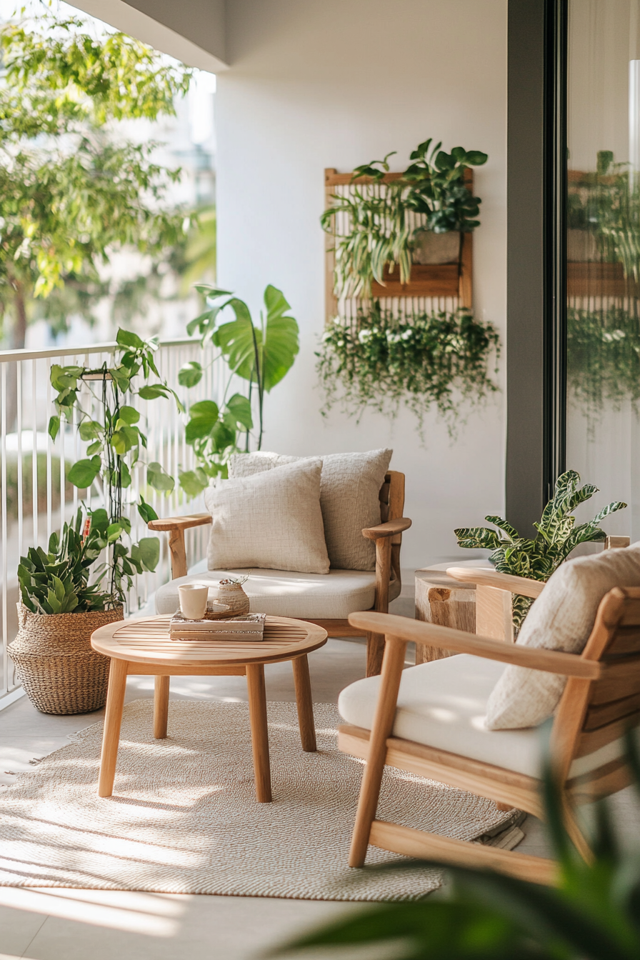 Balcony inspired by nature