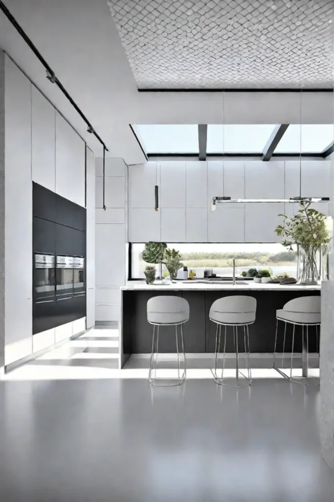 Kitchen island with seating