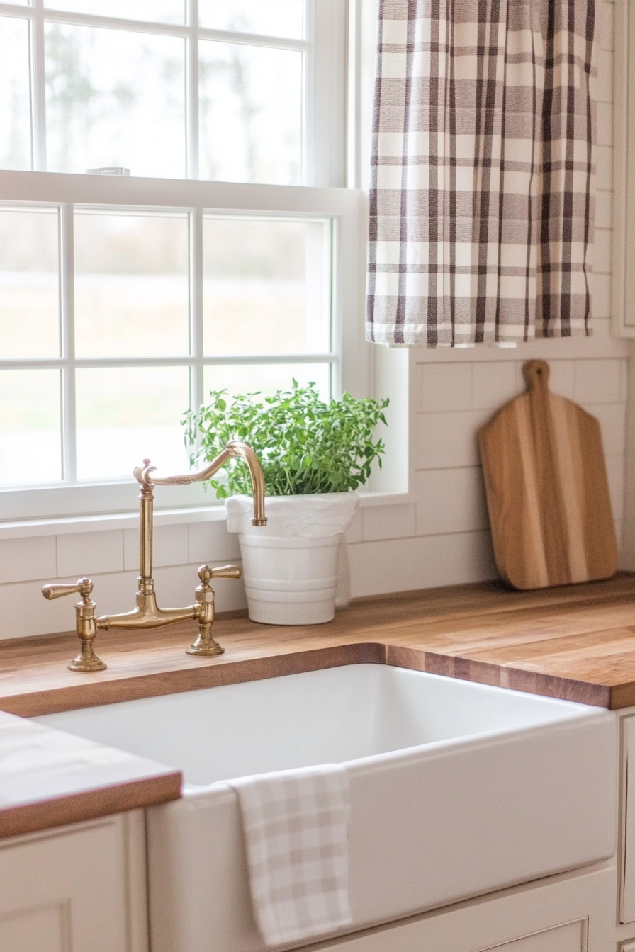 Farmhouse sink for rustic charm and functionality