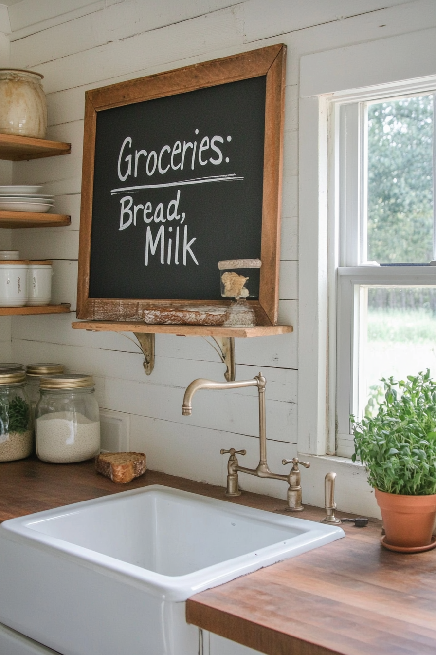 Chalkboards for rustic charm and functionality