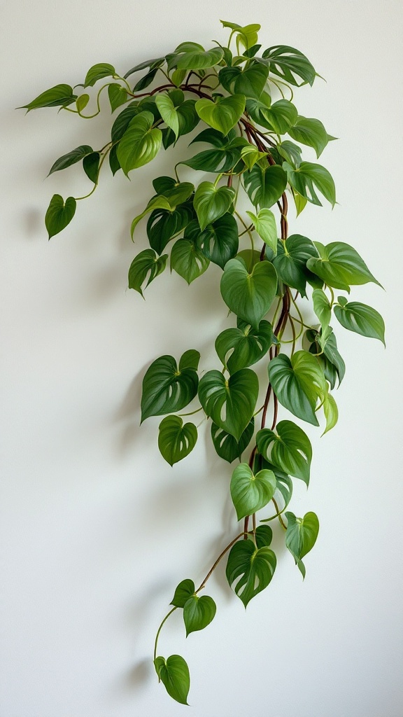 A beautiful Philodendron plant with <a href=