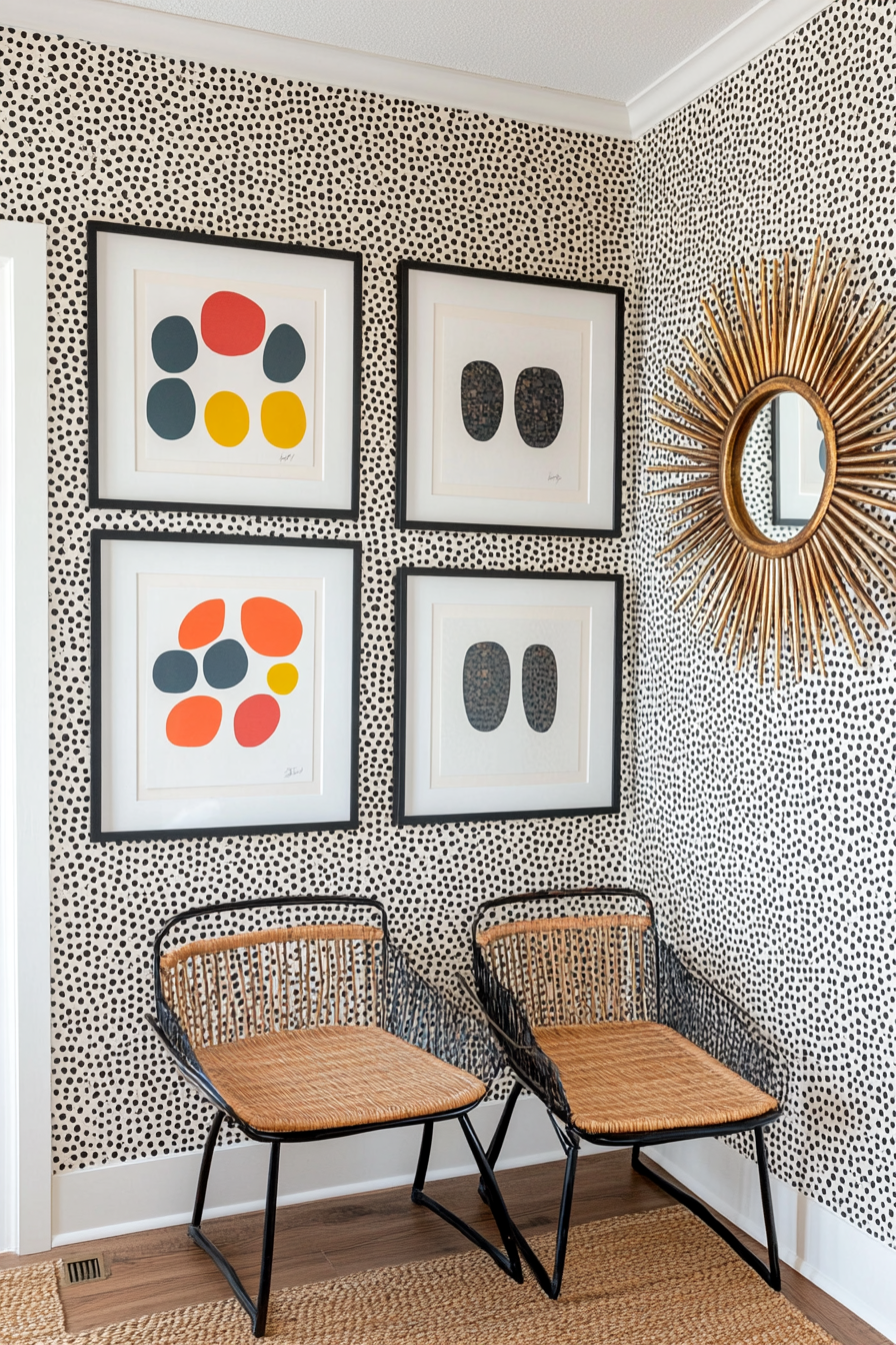 Geometric patterns for wall decoration