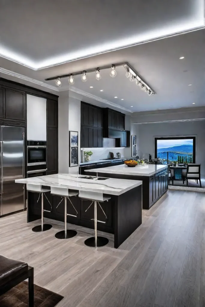 Multi-layered kitchen lighting