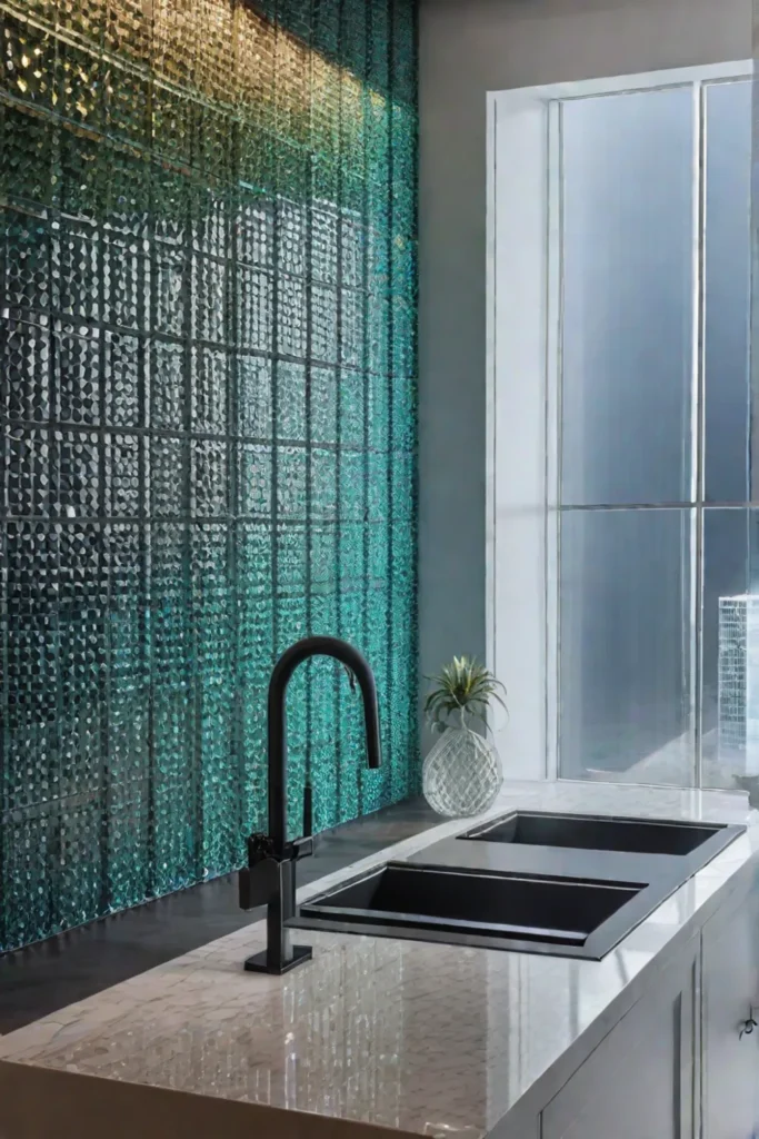 Glass mosaic tile