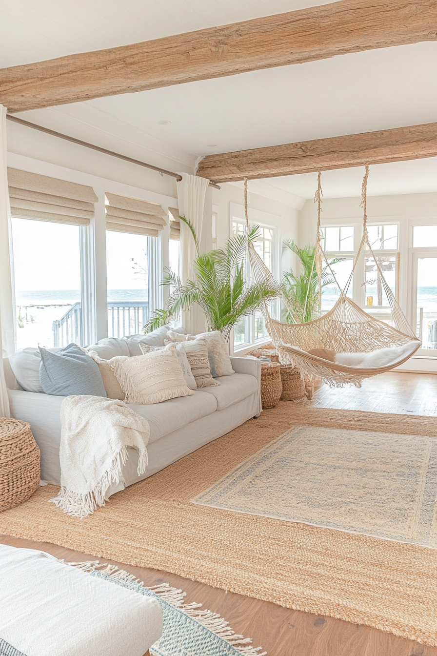 Elements in the coastal boho decor